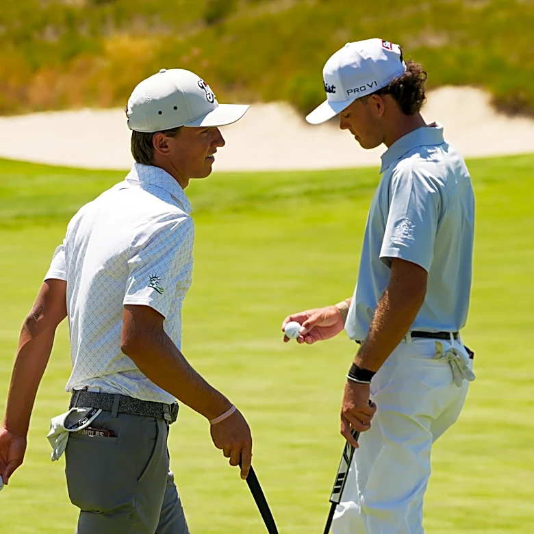 Amateur stars Russell and Koivun play together in the US Open's 'future of golf' pairing