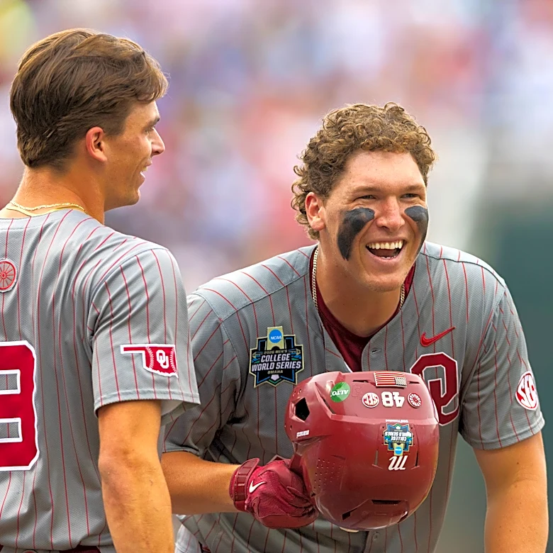 Oklahoma a win away from national title after roughing up North Carolina ace in Game 1 of CWS finals