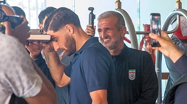 Come inside Iran's World Cup hotel in Tijuana, Mexico, where fans turn up to cheer
