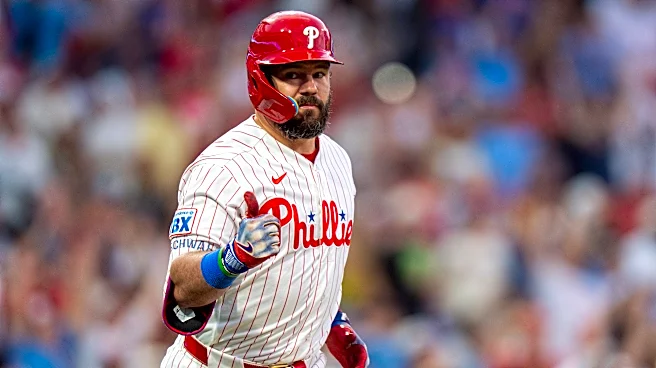 Kyle Schwarber hits 3 homers, Bryce Harper hits for the cycle in Phillies’ 15-3 rout of Mets