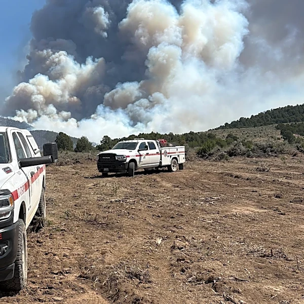 Heat, wind and drought conditions spark wildfires in US West