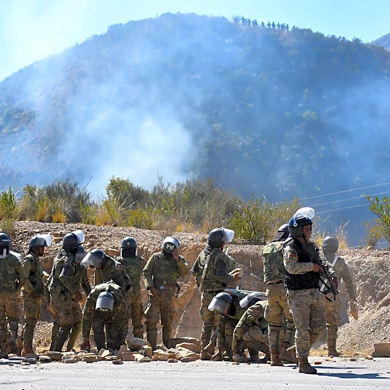 Bolivia clears anti-government roadblocks after emergency decree, as patrol plane crash kills 6