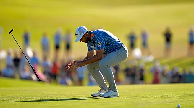 After missing his putt on the 18th hole, Sam Burns comes up one shot short at the US Open