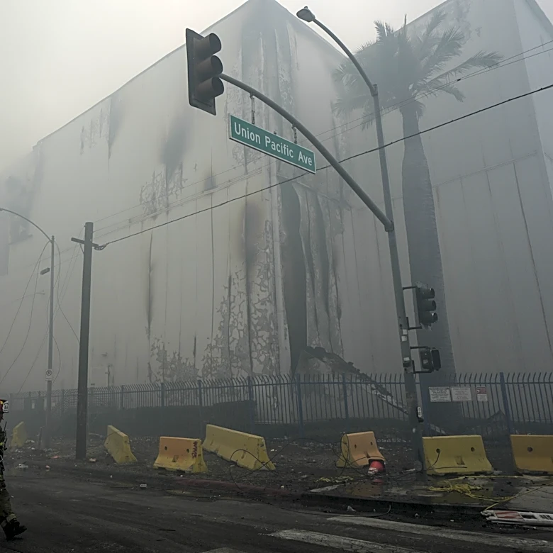 What to know about a cold storage warehouse fire in Los Angeles