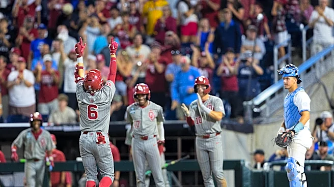 Oklahoma rolls past Tar Heels 13-2 for 1st national championship since 1994 and SEC's 7th in a row