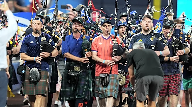 Bagpipes and kilts flood ballpark as Scotland fans turn a Marlins game into a party