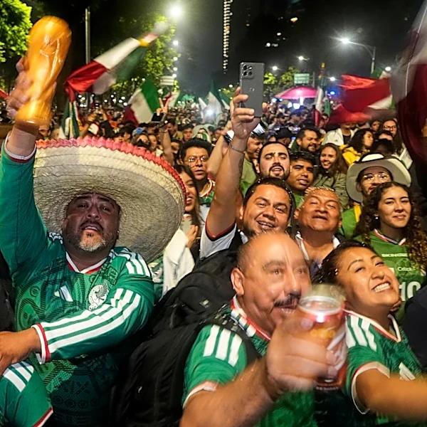 Priced out of World Cup games, Mexican fans take celebrations into their own hands