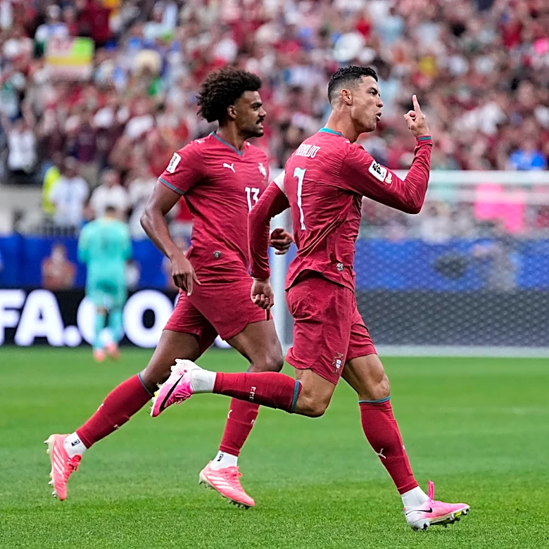 Ronaldo becomes first player to score in six World Cups with goal against Uzbekistan