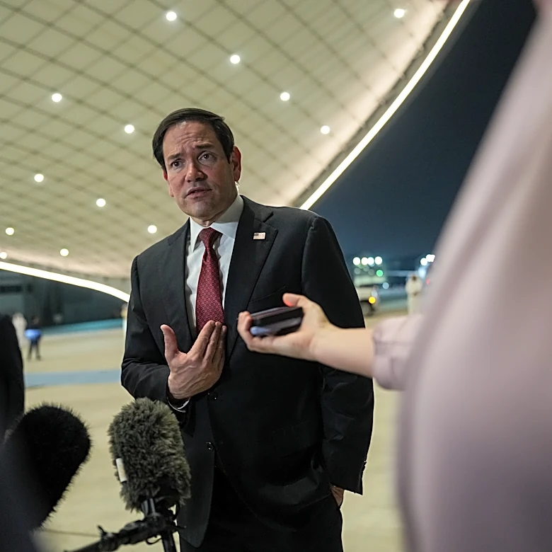 Rubio arrives in UAE with aim to head off Gulf Arab unease over tentative Iran deal