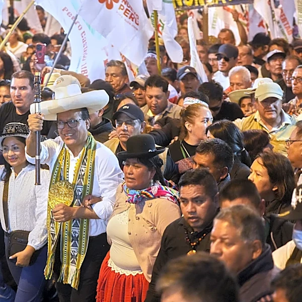 Presidential candidate won't accept Peru's runoff vote unless overseas ballots are tossed