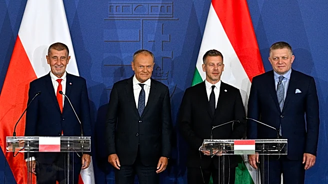 Leaders of four Central European countries meet in Hungary to reboot regional group