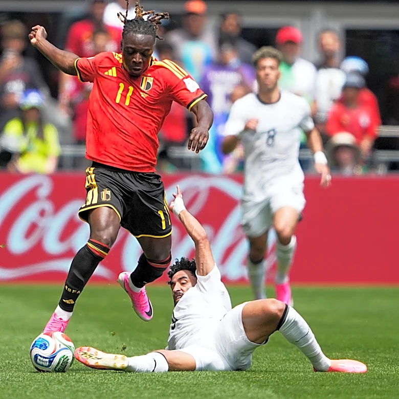 Belgium forward Jérémy Doku to rejoin team after traveling to London for the birth of his son