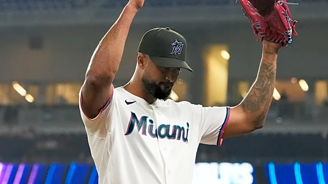 Alcantara sets Marlins' career strikeouts record in 6-4 win over Rangers