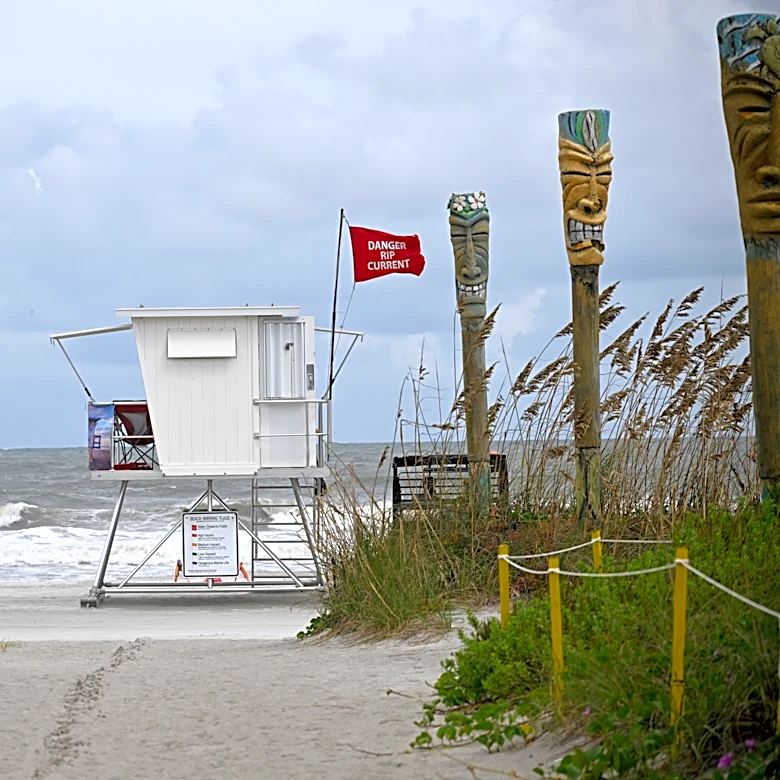 When a rip current sucks you out to sea, try not to panic