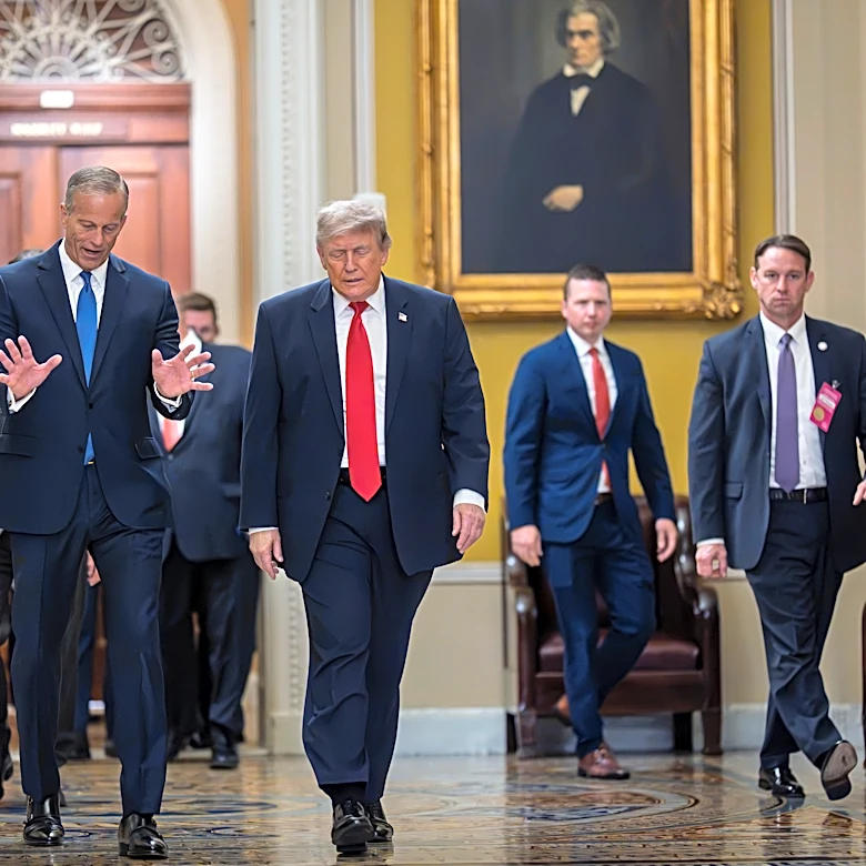 Trump berates Senate Republicans over Iran war vote after calling off bill signing