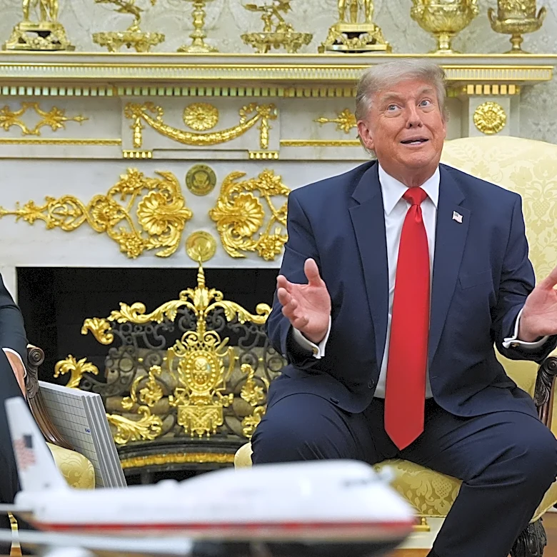 NATO's Trump whisperer meets the president in an effort to appease him before next month's summit