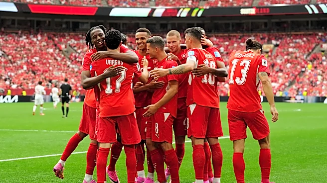 Switzerland wraps up first place in Group B at the World Cup with a 2-1 victory over Canada