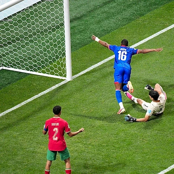 Haiti finally scores again at a World Cup after 52 years, giving the team a moral victory