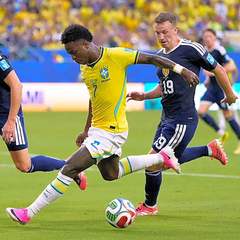 Vinícius Júnior silences critics with 2 more goals, giving him 4 in this World Cup for Brazil