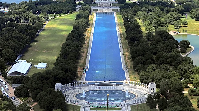 Reflecting Pool liner was cut with a sharp knife or razor, National Park Service says