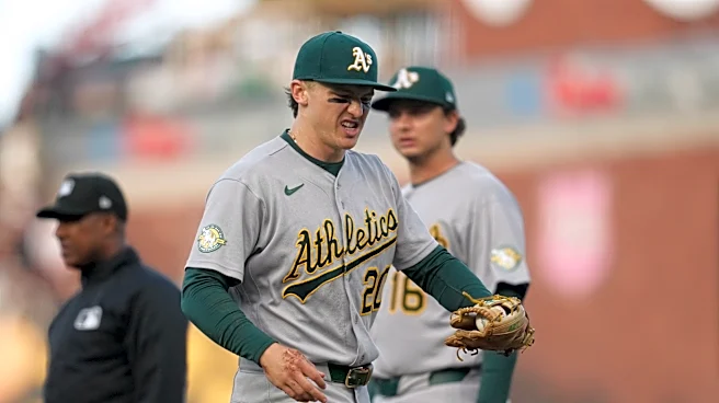Athletics place Zack Gelof on injured list with hand contusion