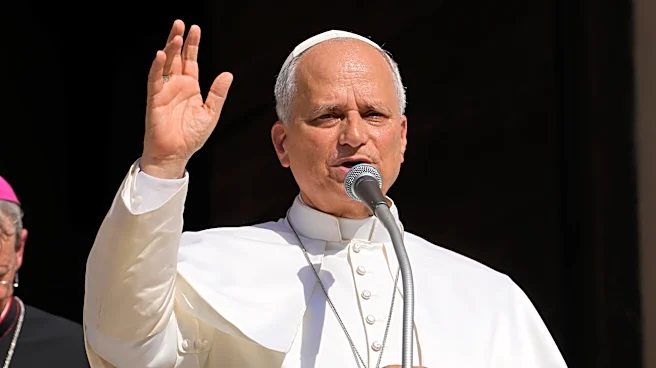 Pope Leo XIV receives World Series baseball from former White Sox catcher A.J. Pierzynski