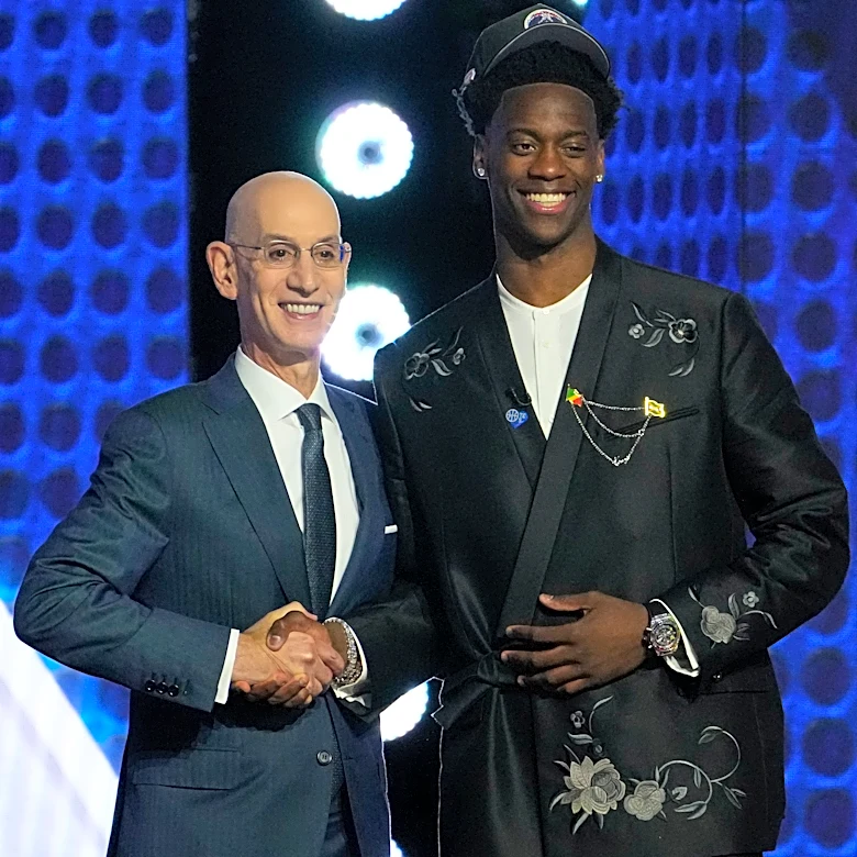 Top draft pick AJ Dybantsa arrives in Washington, ready to work on turning the Wizards around
