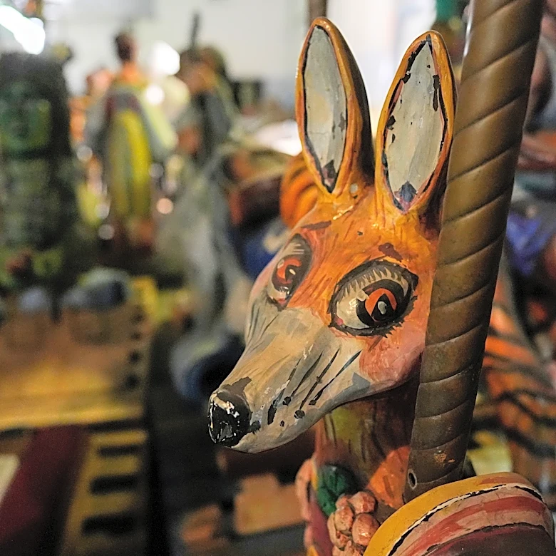 Will Red Grooms' whimsical, wonderful Tennessee Fox Trot Carousel ride again?