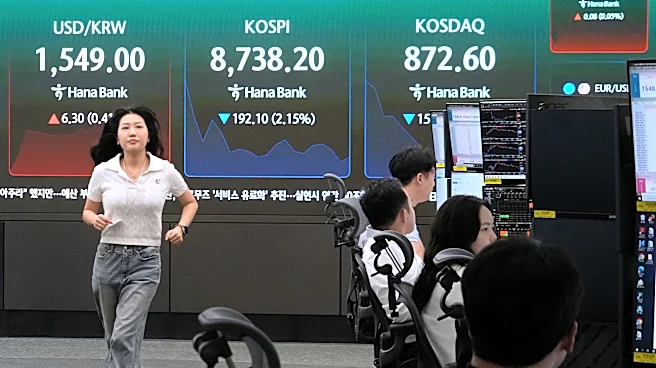 Asian shares plunge as traders sell to lock in profits after recent rallies driven by AI