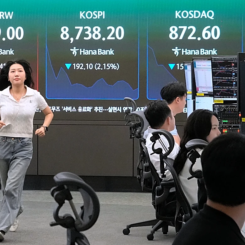 World shares skid as traders sell to lock in profits after recent rallies driven by AI