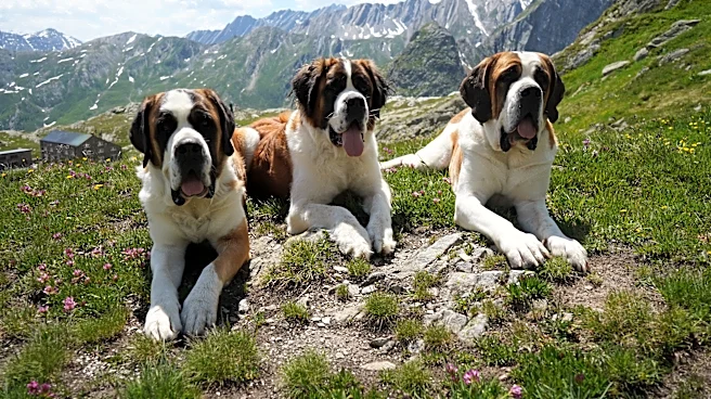 St. Bernard dogs still roam the Swiss Alps as part of this 'living museum' and its breeding program