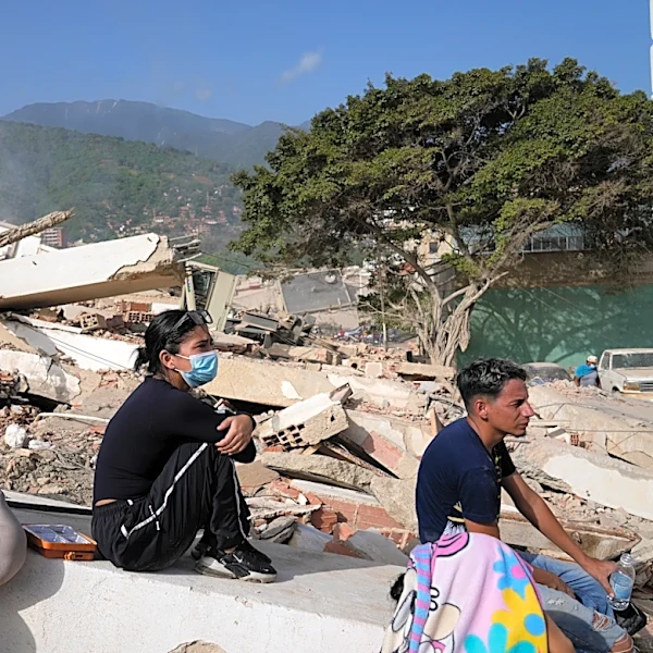 Venezuelans sleep in cars and under trees as they question where they'll live after the earthquakes