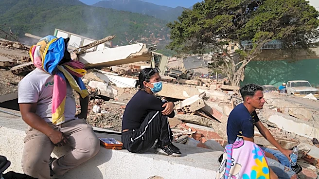 Venezuelans sleep in cars and under trees as they question where they'll live after the earthquakes