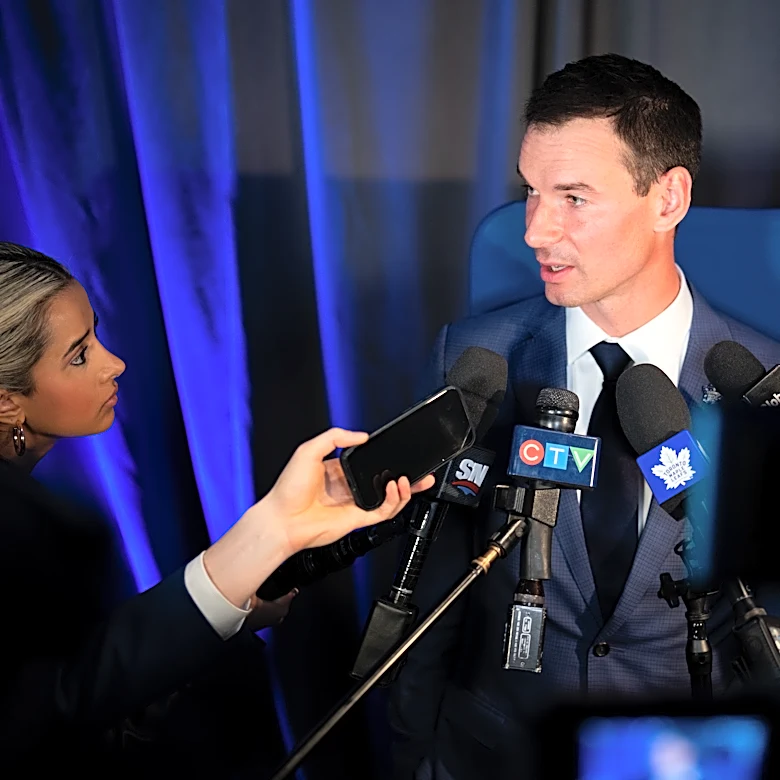 Maple Leafs select Penn State forward Gavin McKenna with the No. 1 NHL draft pick