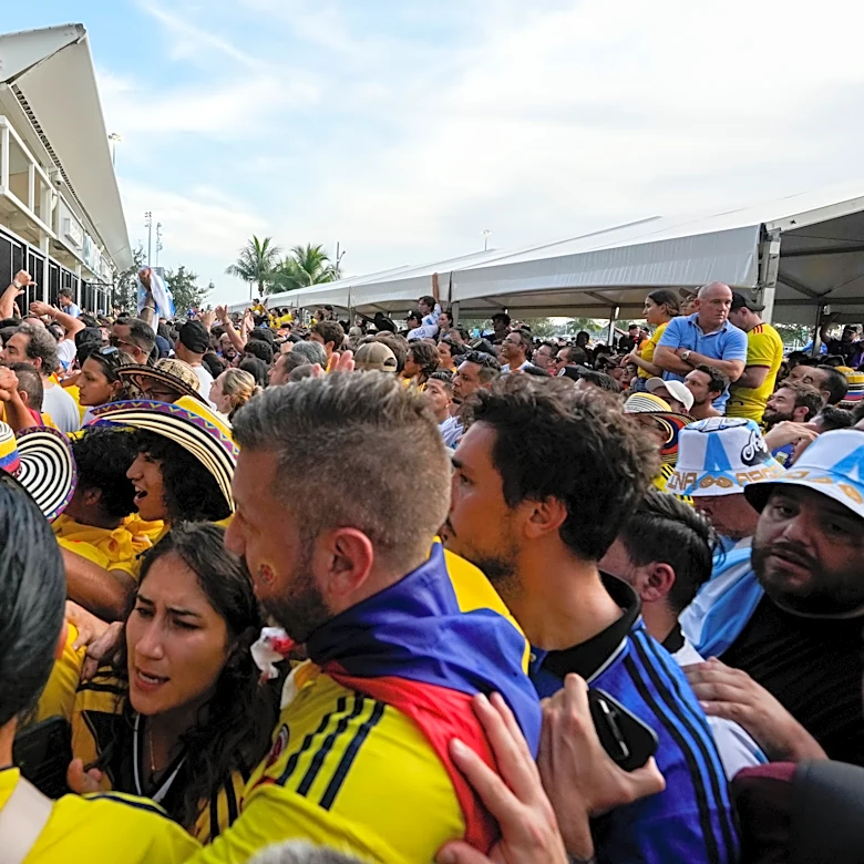 Colombia fans return to Hard Rock Stadium nearly 2 years after chaotic scene at Copa America final