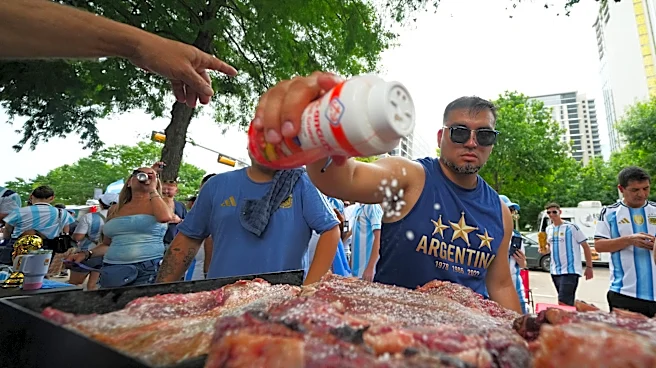 There's a beef about beef at the World Cup, as Argentina fans pour into Texas