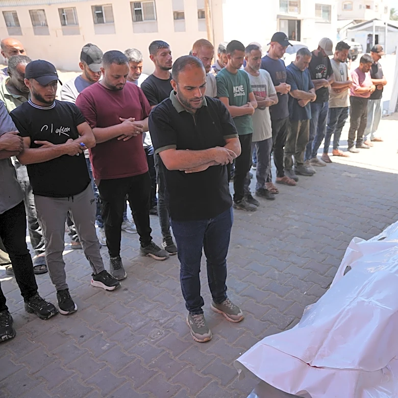 Israeli drone strike kills Palestinian siblings in a Gaza tent camp