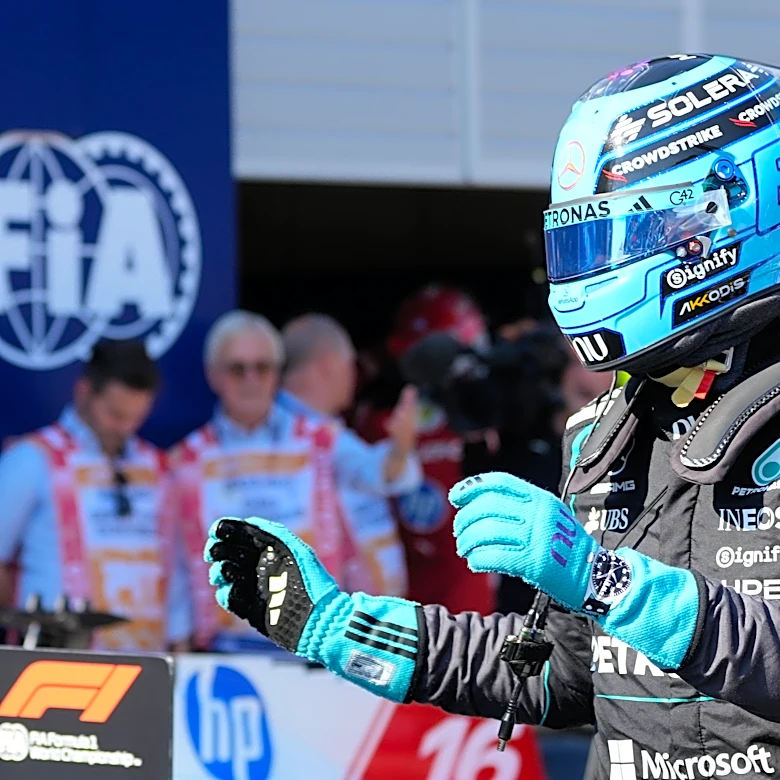Controversy in Austrian GP qualifying as Russell sets fastest time after Verstappen crash