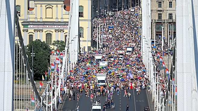 Tens of thousands march in the first Budapest Pride since Viktor Orbán was voted out
