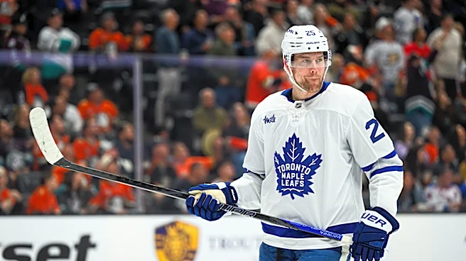 Blues acquire Brandon Carlo from the Maple Leafs in a trade at the NHL draft