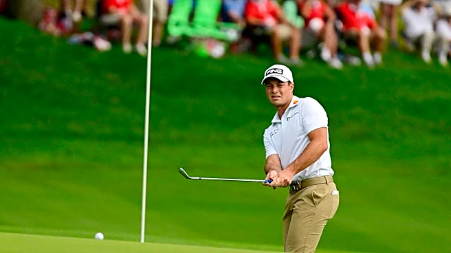 Hovland flips the script on Scheffler and takes the lead at Travelers Championship