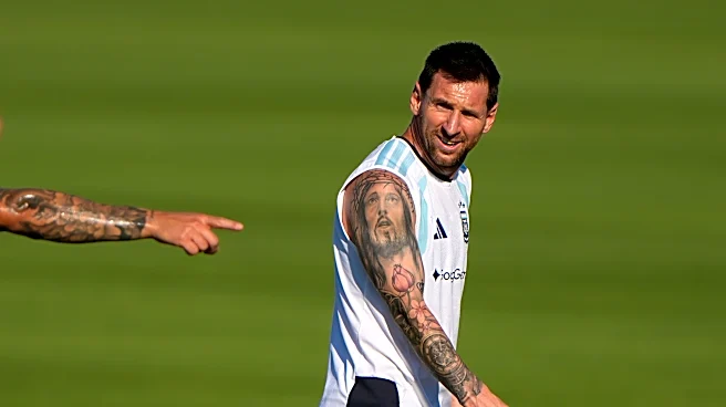 Messi is out of the starting lineup but could play in Argentina's group finale against Jordan