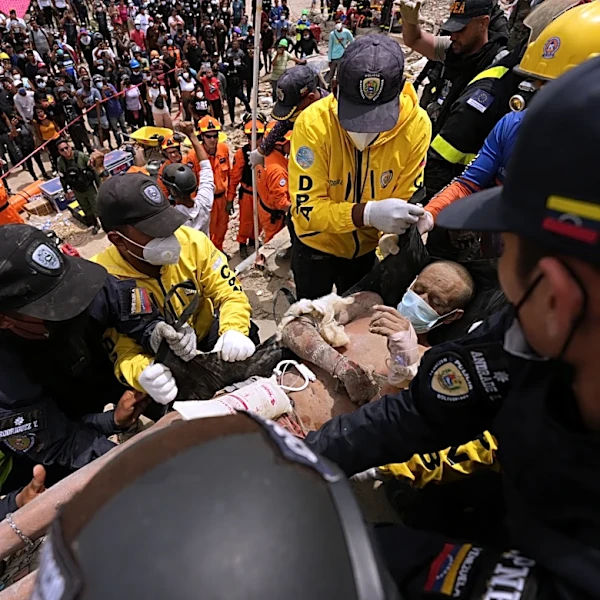 From the rubble in Venezuela, an unexpected story of survival cuts through days of tragedy