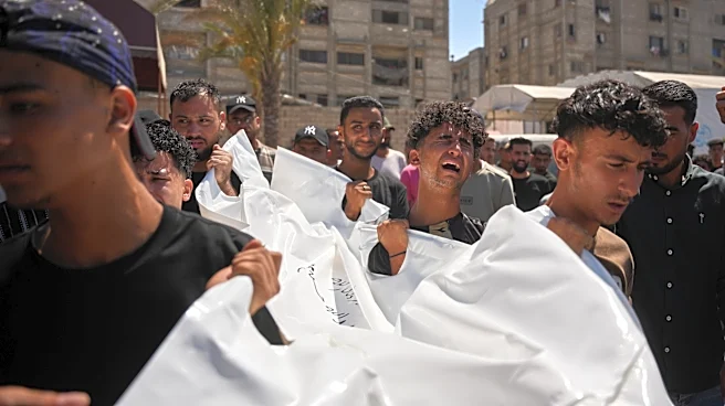Israeli strike hits a tent in central Gaza, killing 3, including a child
