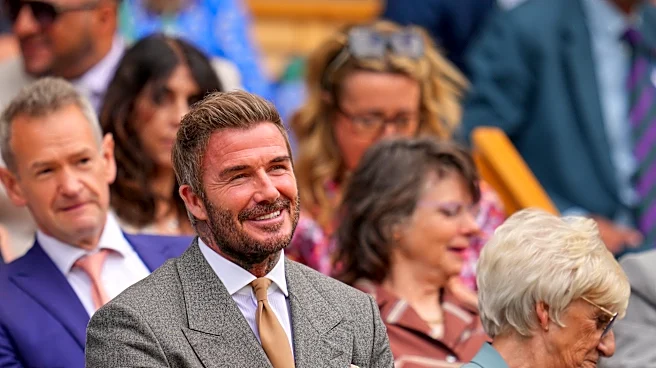 David Beckham in Royal Box for opening day of Wimbledon