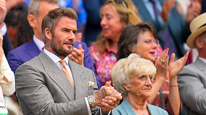 David Beckham takes mom to Wimbledon to sit in Royal Box on opening day