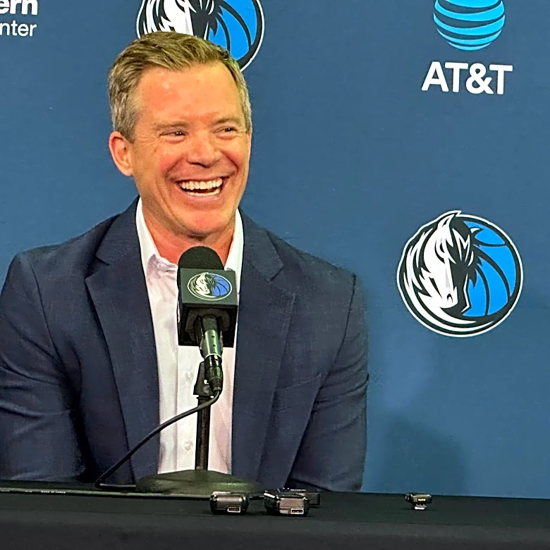 Dusty May never imagined coaching in NBA but says he prepared for jump to Mavs from college