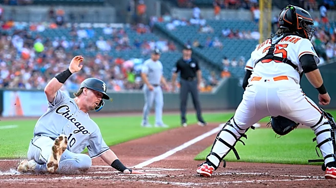 Montgomery hits the go-ahead double and Gonzalez has 3 RBIs as the White Sox down the Orioles 8-2