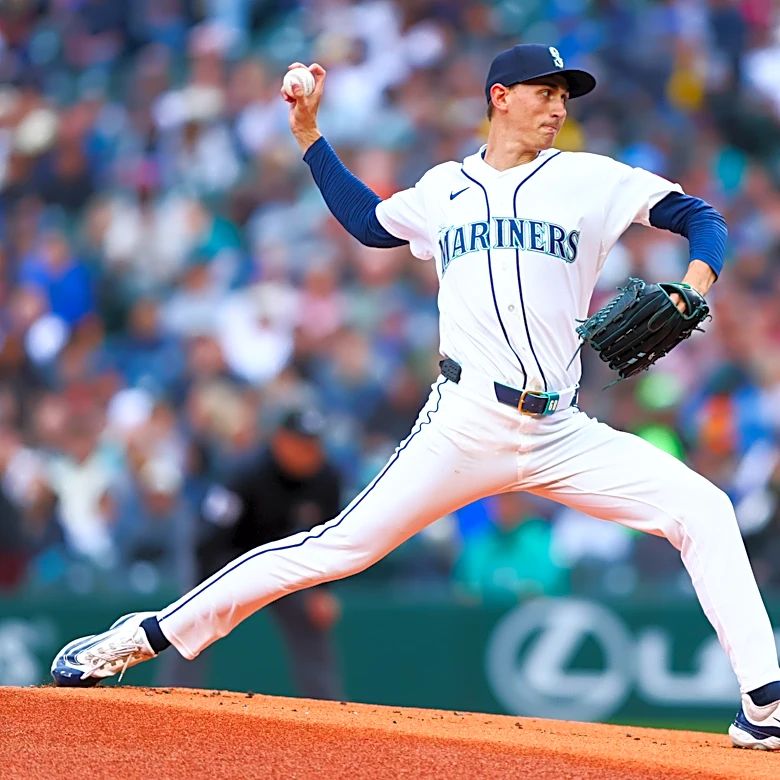 George Kirby goes 8 innings and Cole Young homers twice as Mariners top Angels 6-2