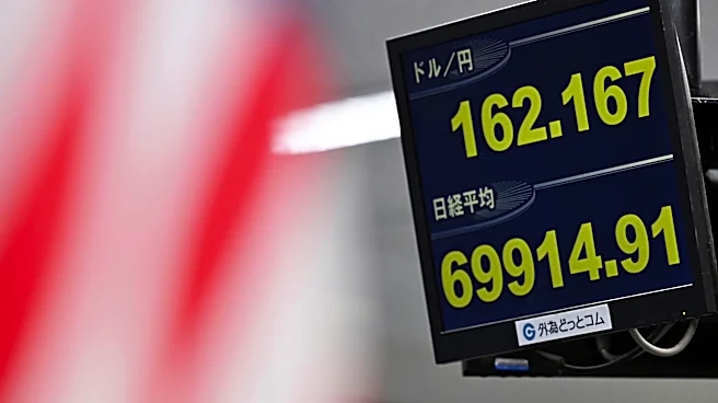 Asian shares follow Wall Street higher, while the Japanese yen hits a 39-year low against the dollar